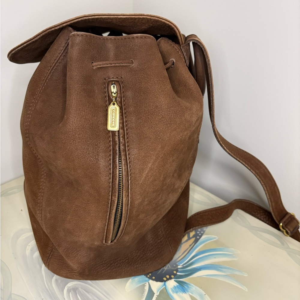 Coach XL !! Vintage Sonoma Nubuc Backpack - Picture 3 of 7